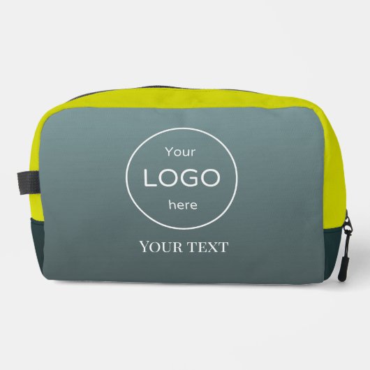 Voeg je logo dopp bag cosmetisch toilet toe toilettasje (Voorkant)