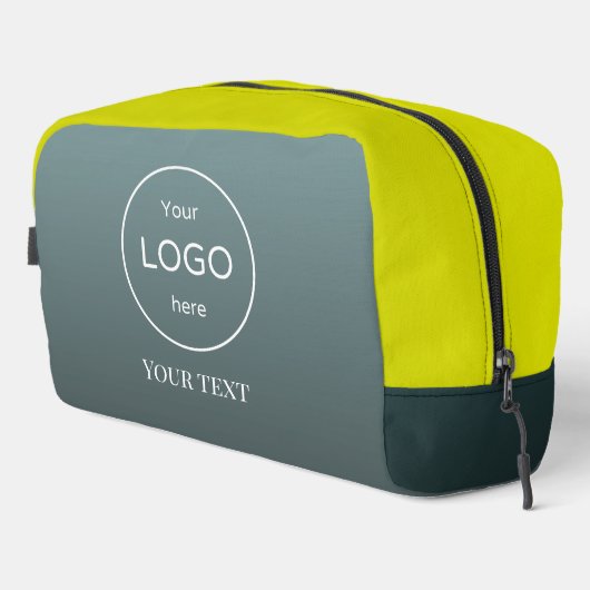 Voeg je logo dopp bag cosmetisch toilet toe toilettasje (Rechterhoek)