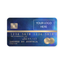 Voeg je Logo Kaart met goud en zeemacht toe