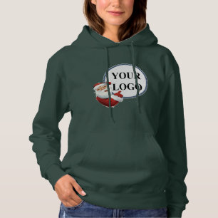 Voeg je Logo kerstvakantie toe Hoodie