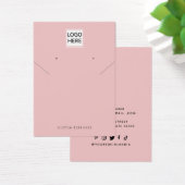 Voeg je Logo Ketting oorbellen display Kaart (bewe (Bureau)