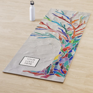 Voeg je Logo-levensstructuur toe Yogamat