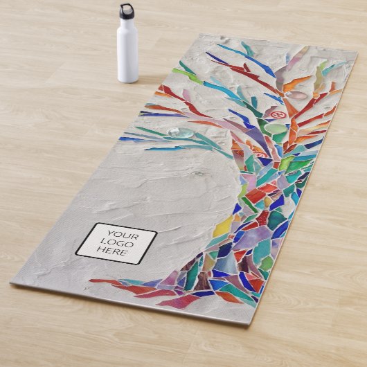 Voeg je Logo-levensstructuur toe Yogamat (In situ)