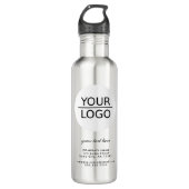 Voeg je Logo met Aangepaste tekstpromotie toe Waterfles (Voorkant)