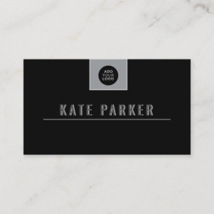 Voeg je logo Minimalist professional elegant toe Visitekaartje