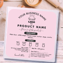 Voeg je Logo Modern Cottage Law Food label toe Roz