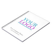 Voeg je Logo, naam en promotievs op de website toe Notitieboek (Linkerzijde)