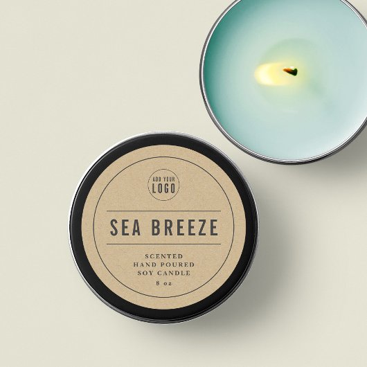 Voeg je Logo rand en label voor lijnkraft toe