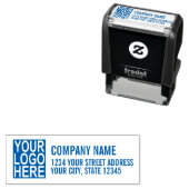 Voeg je Logo retouradres toe Zelfinktende Stempel (In situ)