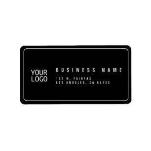 Voeg je Logo Sjabloon retouradres toe Etiket