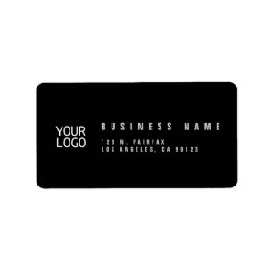 Voeg je Logo Sjabloon retouradres toe Etiket
