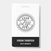 Voeg je Logo toe | Aangepaste naam Badge (Front)