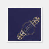 Voeg je logo toe, Achtergrondkleur wijzigen Servet (Voorkant)