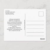 VOEG JE LOGO TOE Dank je Briefkaart (Achterkant)