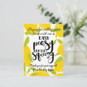 voeg je logo toe dank je cadeautje briefkaart (Staand voorkant)