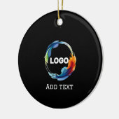 Voeg je logo toe in een keramisch ornament (Links)