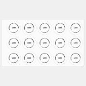 Voeg je logo toe in een labels (Vel)