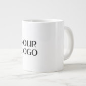 Voeg je logo toe in een witte mok (Voorkant rechts)
