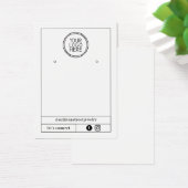 Voeg je Logo toe | Kaart voor juweliersweergave (Bureau)