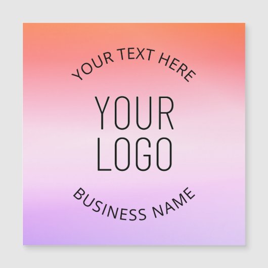 Voeg je Logo toe | Kleurrijke Zonsondergang Gradië (Voorkant)