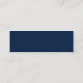 Voeg je Logo toe met Aangepast tekstpromotievak Mini Visitekaartje (Achterkant)