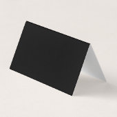 Voeg je Logo toe met Aangepaste tekstpromotie zwar Visitekaartje (Achterkant)