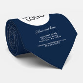 Voeg je Logo toe met Aangepaste tekstpromotiemaand Stropdas (Opgerold)