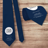 Voeg je Logo toe met Aangepaste tekstpromotiemaand Stropdas