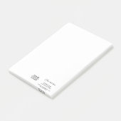 Voeg je Logo toe met Aangepaste tekstpromotiepost Post-it® Notes (Schuin)