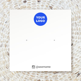 Voeg je Logo toe om juwelen te laten zien Vierkante Visitekaartjes