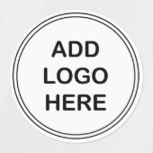 Voeg je Logo-waterdichte stickerlabels toe Labels (Design 2)