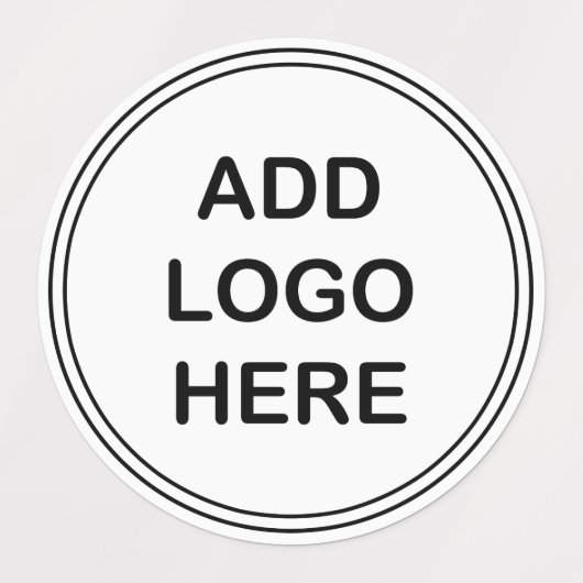 Voeg je Logo-waterdichte stickerlabels toe Labels (Design 2)