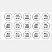 Voeg je Logo-waterdichte stickerlabels toe Labels (Vel)