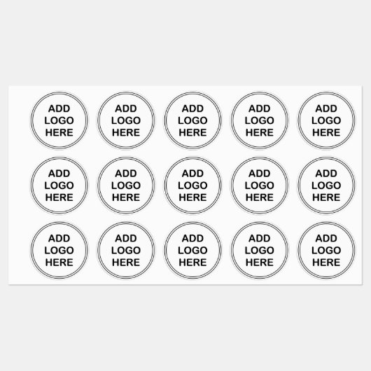 Voeg je Logo-waterdichte stickerlabels toe Labels (Vel)