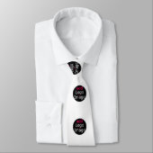 Voeg je Logo  wit toe Stropdas (Gebonden)