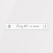 Voeg je Logo zwart-grensproduct toe Labels (Design 1)