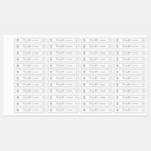 Voeg je Logo zwart-grensproduct toe Labels (Vel)