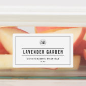 Voeg je Logo zwarte rand en regels toe Labels (Aangebracht)