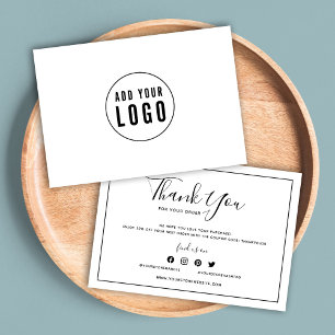 Voeg je Logo zwarte rand en witte dank toe