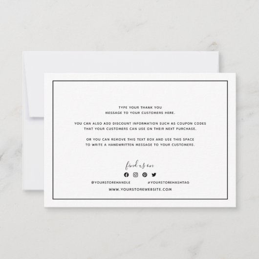 Voeg je Logo zwarte rand en witte dank toe (Voorkant)