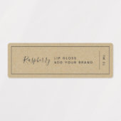 Voeg je merk donkergrijs grenskraftproduct toe labels (Design 1)