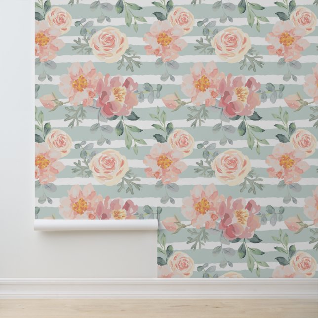 Voeg je Monogram toe | Alicia Roos Stripe Pattern Behang (Applicatie)