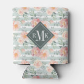 Voeg je Monogram toe | Alicia Roos Stripe Pattern Blikjeskoeler (Achterkant)