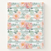 Voeg je Monogram toe | Alicia Roos Stripe Pattern Notitieboek (Achterkant)