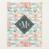 Voeg je Monogram toe | Alicia Roos Stripe Pattern Planner (Voorkant)