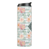 Voeg je Monogram toe | Alicia Roos Stripe Pattern Thermosbeker (Gedraaid links)