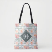 Voeg je Monogram toe | Alicia Roos Stripe Pattern Tote Bag (Voorkant)