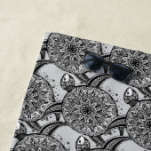 Voeg je Monogram toe | Stijlschilderpatroon Strandlaken (In situ)