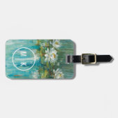 Voeg je Monogram toe | Water Lily Pond Bagagelabel (Voorkant horizontaal)