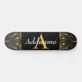 Voeg je naam en initiaal toe persoonlijk skateboard (Horizontaal)